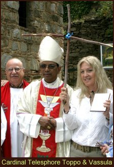 Cardinal T. Toppo with Vassula and Bishop Riah El-Assal